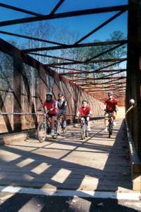 One of  the Silver Comet trestle bridges